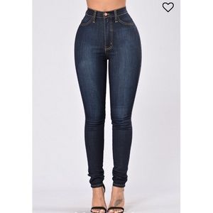 Classic High Waist Skinny Jeans